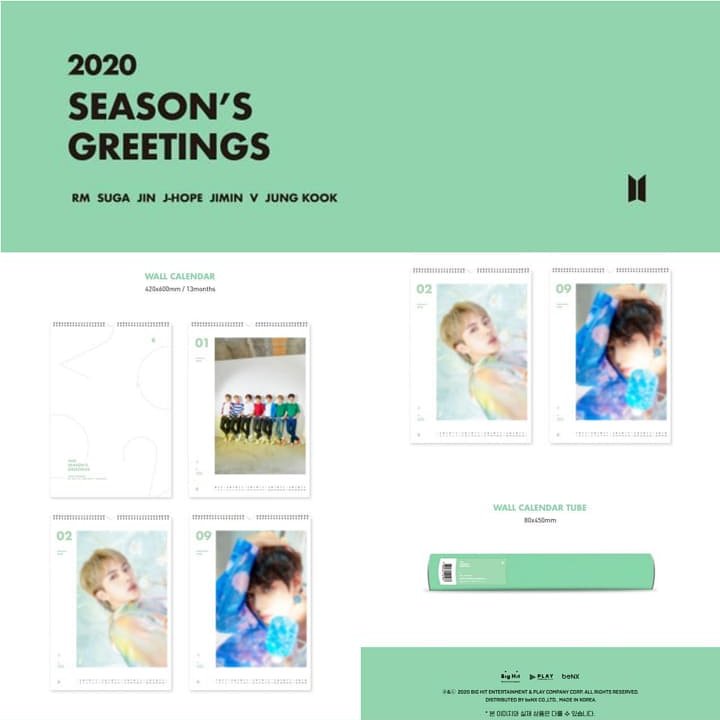 BTS 2020 SEASON'S GREETINGS – Sevennn