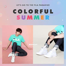 Load image into Gallery viewer, Fila x BTS Summer Collection Linear Logo Short Sleeve Tee Emerald