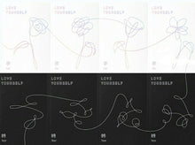 Load image into Gallery viewer, BTS LOVE YOURSELF 承 'Her' 4 Versions - 1 Booklet(100p) + 1 Photocard(Random 1 out of 28)+ 1 Mini Book(4 Versions, 20p) + 1 Sticker Pack