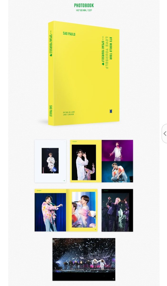 BTS World Tour 'Love Yourself: Speak Yourself' SAO PAULO DVD + Weply G –  Sevennn