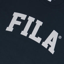 Load image into Gallery viewer, Fila x BTS Loose-fit Short-sleeved T-shirt Navy