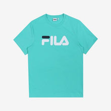 Load image into Gallery viewer, Fila x BTS Summer Collection Linear Logo Short Sleeve Tee Emerald
