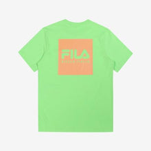 Load image into Gallery viewer, Fila x BTS Summer Collection Box Logo Tee Green Light