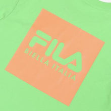 Load image into Gallery viewer, Fila x BTS Summer Collection Box Logo Tee Green Light