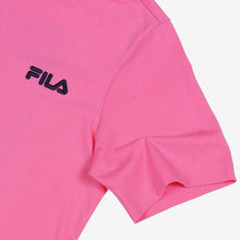 Load image into Gallery viewer, Fila x BTS Summer Collection Box Logo Tee Neon Pink
