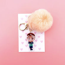 Load image into Gallery viewer, BTS Keychain Kawaii + Cute Plush ball