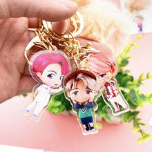 Load image into Gallery viewer, BTS Keychain Kawaii + Cute Plush ball