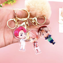 Load image into Gallery viewer, BTS Keychain Kawaii + Cute Plush ball