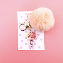 Load image into Gallery viewer, BTS Keychain Kawaii + Cute Plush ball