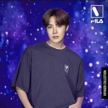 Load image into Gallery viewer, Fila x BTS Voyager Collection Loose Fit Lettering T-shirt