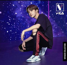 Load image into Gallery viewer, Fila x BTS Voyager Collection Loose Fit Lettering T-shirt
