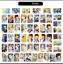 Load image into Gallery viewer, 54PC KPOP Boys Photocard Album SPEAK YOURSELF Self Made Paper Card Lighes/Boys With Luv Photo Cards Poster