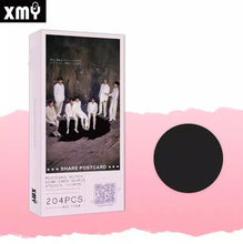 Load image into Gallery viewer, 204pcs/set Kpop Bangtan Boys New Album Map of the Soul 7 Audio Postcards