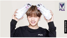 Load image into Gallery viewer, BTS X FILA VOYAGER COLLECTION FLEX SHINE WHITE