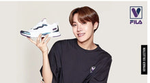 Load image into Gallery viewer, Fila x BTS Voyager Collection Fila RGB Flex Shine Shoes