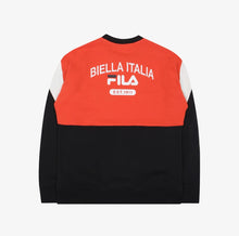 Load image into Gallery viewer, Fila x BTS V New Color Block Sweater Orange