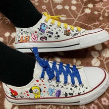 Load image into Gallery viewer, BTS BT21 CASUAL CUTE SHOES