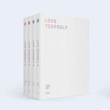 Load image into Gallery viewer, BTS LOVE YOURSELF 承 'Her' 4 Versions - 1 Booklet(100p) + 1 Photocard(Random 1 out of 28)+ 1 Mini Book(4 Versions, 20p) + 1 Sticker Pack