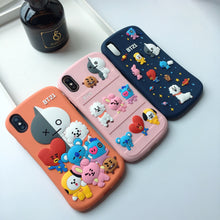 Load image into Gallery viewer, 2020 Kpop BTS BT21 Mobile Phone Cases For iphone 11/X/XS/8P/7