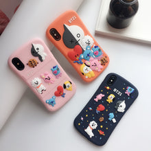 Load image into Gallery viewer, 2020 Kpop BTS BT21 Mobile Phone Cases For iphone 11/X/XS/8P/7