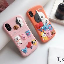 Load image into Gallery viewer, 2020 Kpop BTS BT21 Mobile Phone Cases For iphone 11/X/XS/8P/7