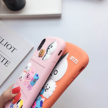Load image into Gallery viewer, 2020 Kpop BTS BT21 Mobile Phone Cases For iphone 11/X/XS/8P/7