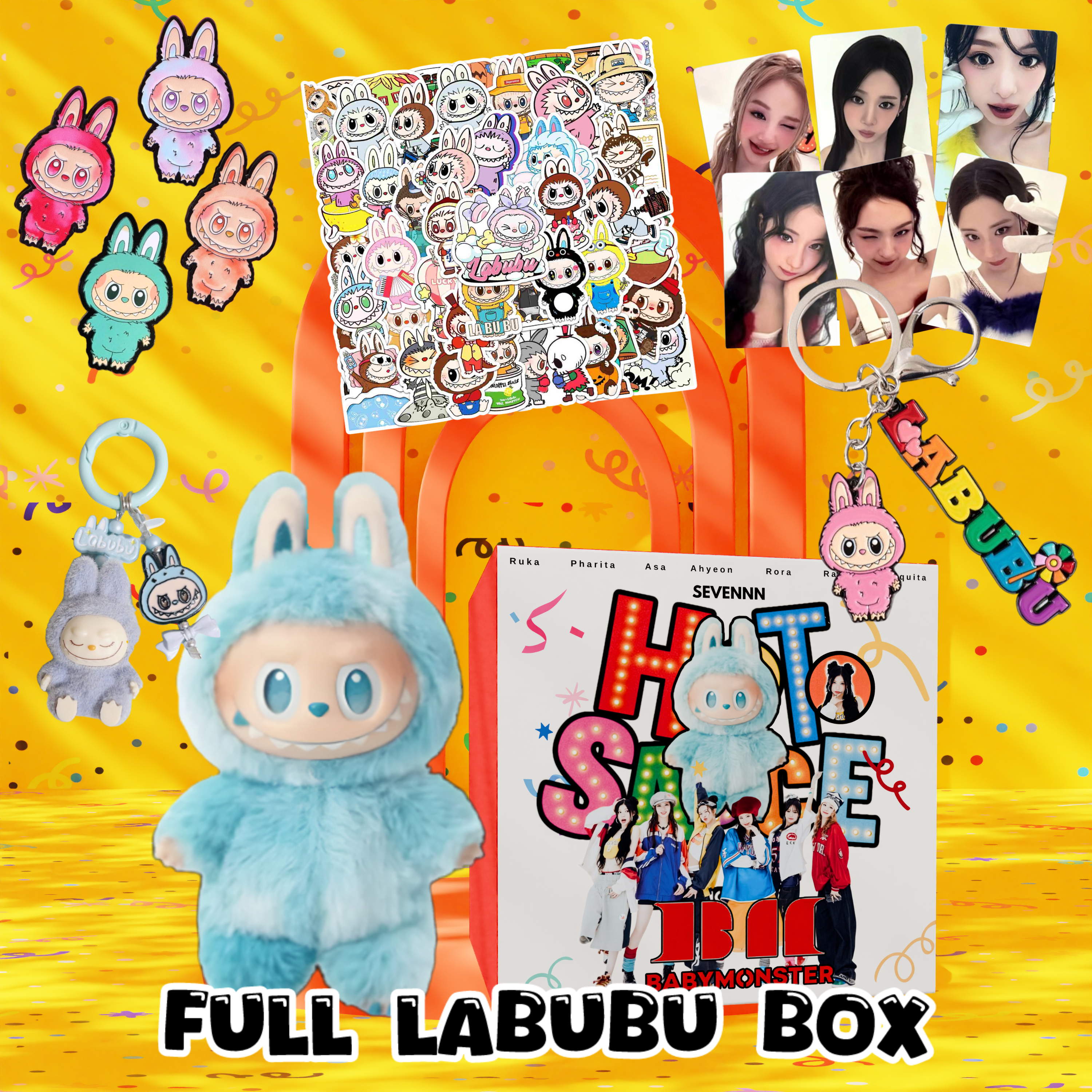 SEVENNN X BM 'HOT SAUCE' LABUBU [LIMITED EDITION] [RELEASED] – Sevennn