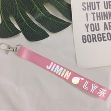 Load image into Gallery viewer, BTS Keychain Laser Character Love Yourself Key Chains
