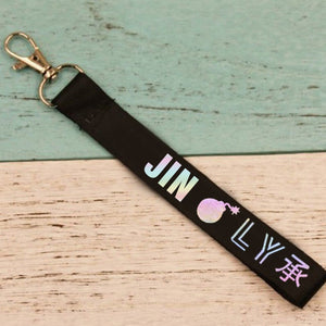 BTS Keychain Laser Character Love Yourself Key Chains