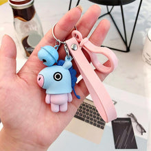 Load image into Gallery viewer, BTS BT21 Keychain Character Key Rings  for Girls / Boys
