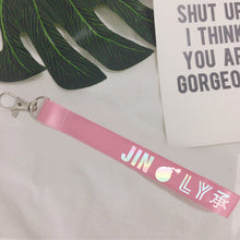 Load image into Gallery viewer, BTS Keychain Laser Character Love Yourself Key Chains
