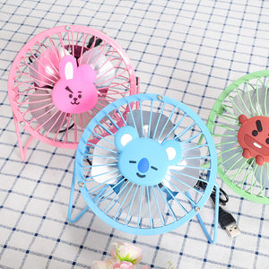 BTS BT21 Cute Stylish Steel  Fans