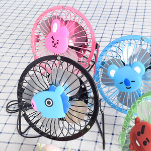 BTS BT21 Cute Stylish Steel  Fans