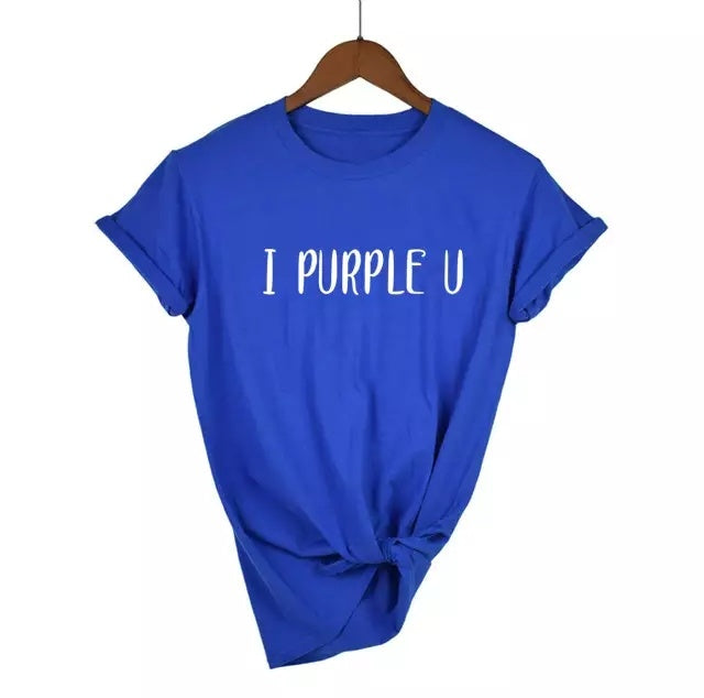 BTS Female Short Sleeve I PURPLE U Summer T-shirts