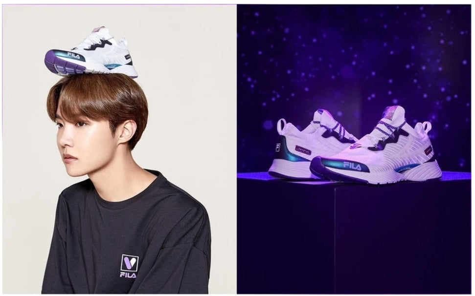 Fila x BTS Voyager Collection Fila RGB Flex Shine Shoes